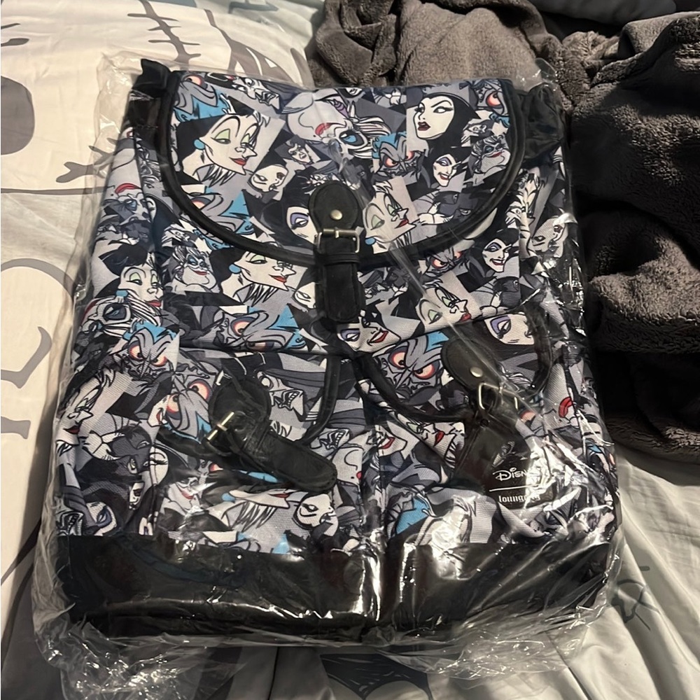 Loungefly villains backpack still in packaging never opened or used